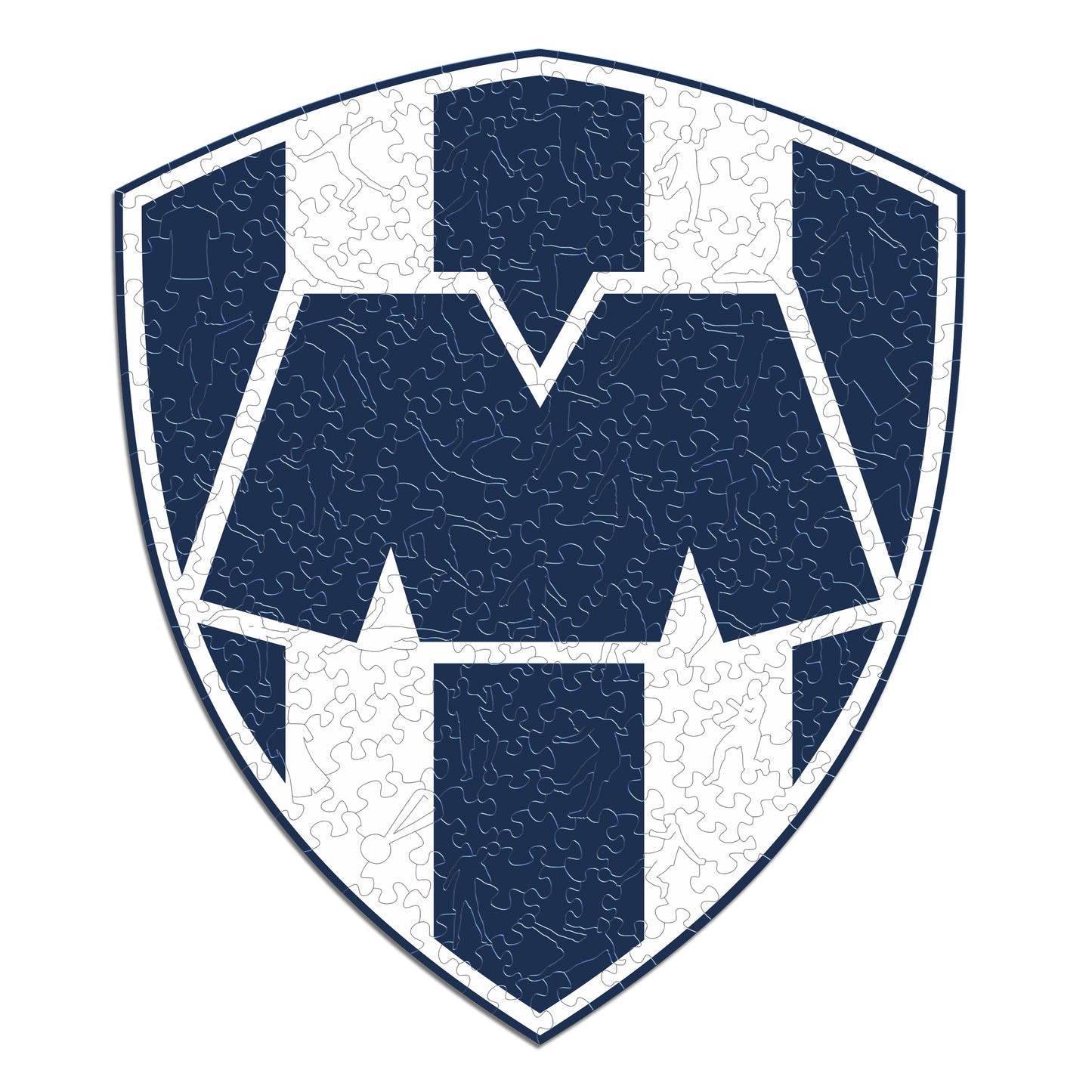 Club de Futbol Monterrey® Logo - Official Wooden Puzzle