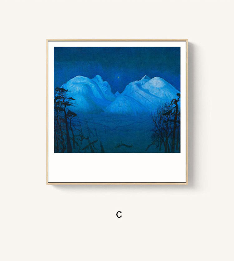 02 Modern Simplicity Idyllic Art Wall Decor Living Room Background Home Decor Painting