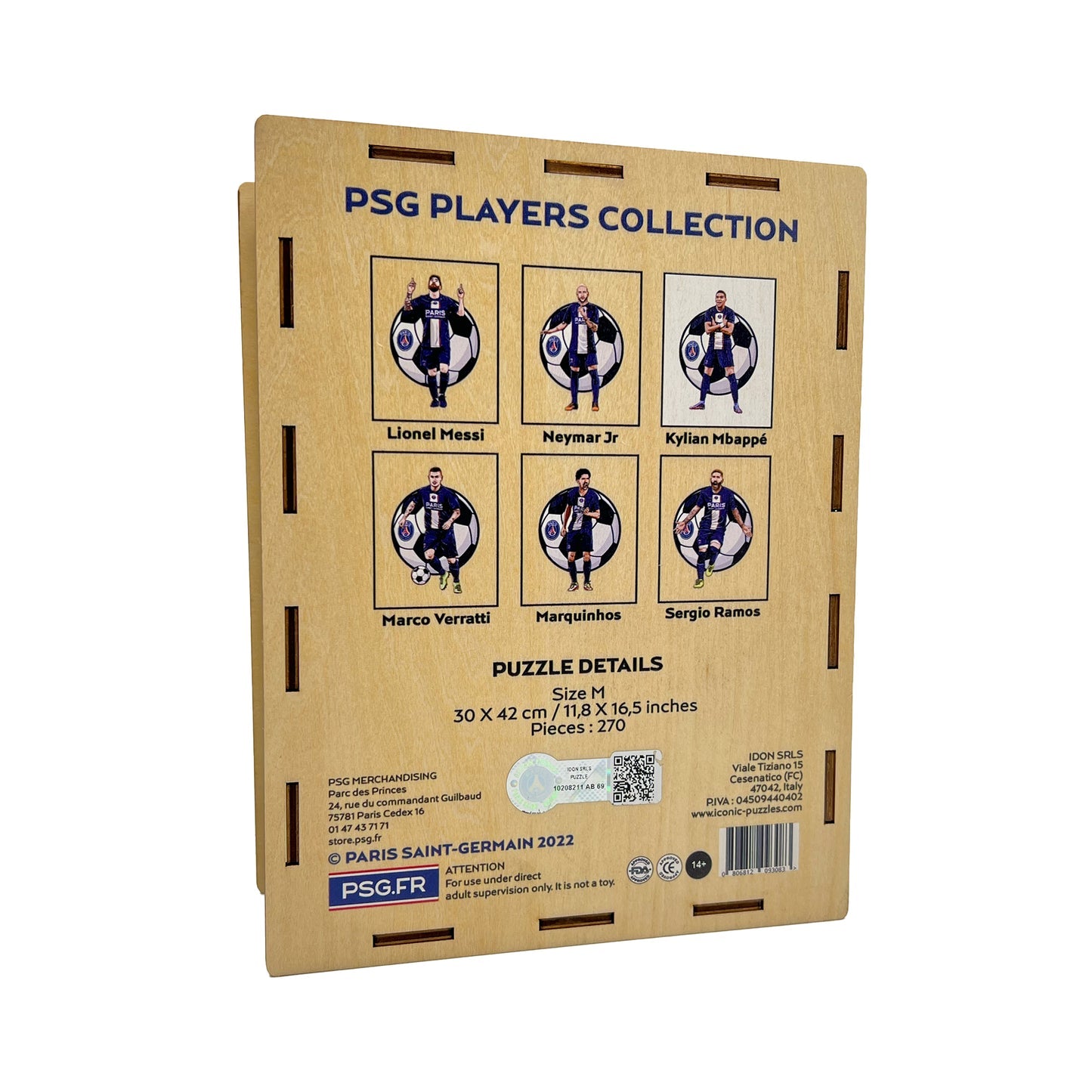 Kylian Mbappé - Official Wooden Puzzle