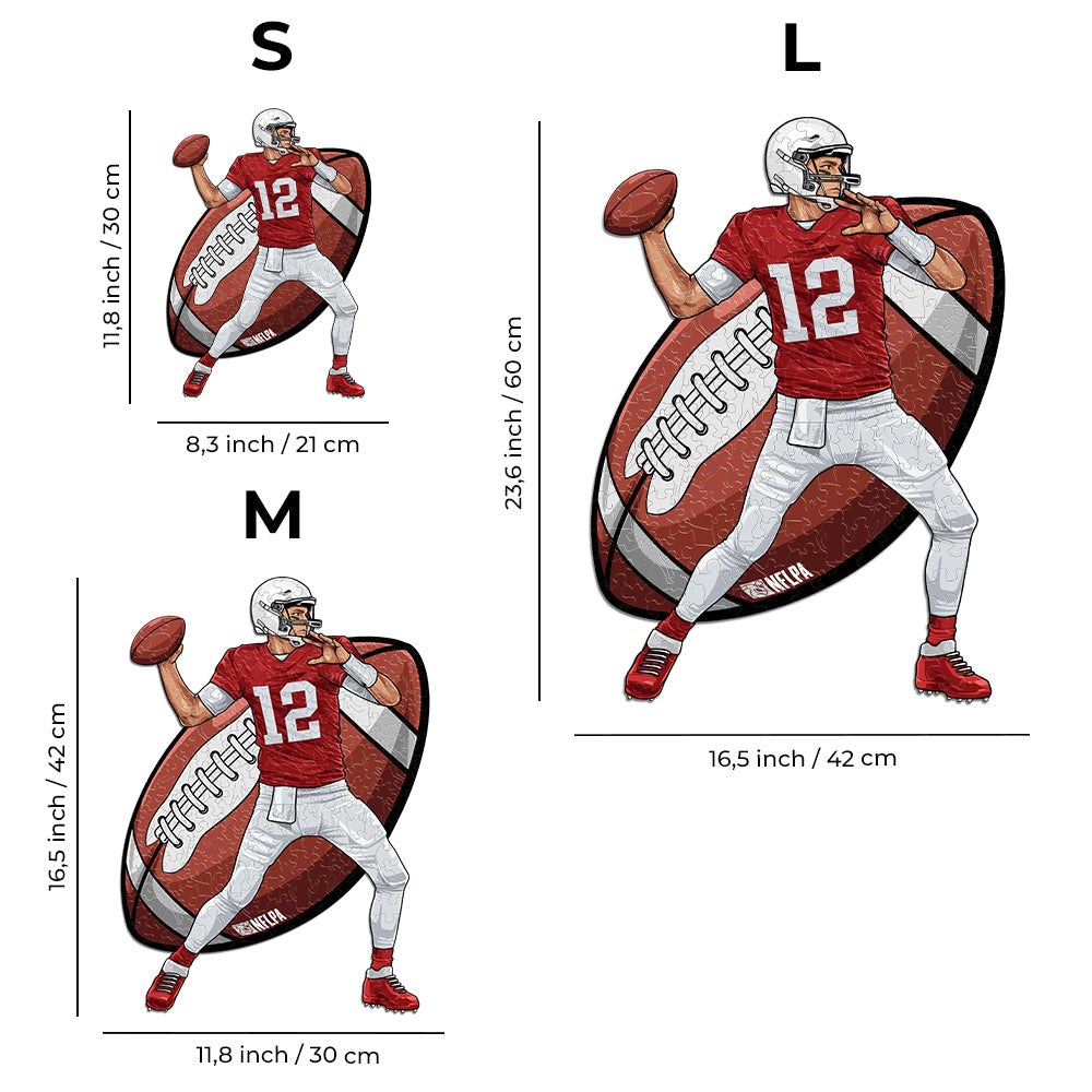 Tom Brady - Official Wooden Puzzle