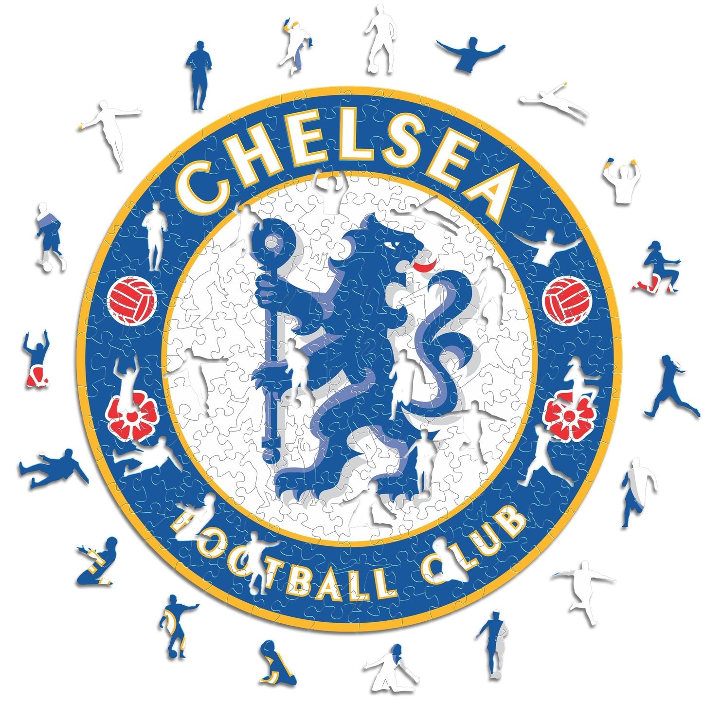 Chelsea FC® Logo - Official Wooden Puzzle