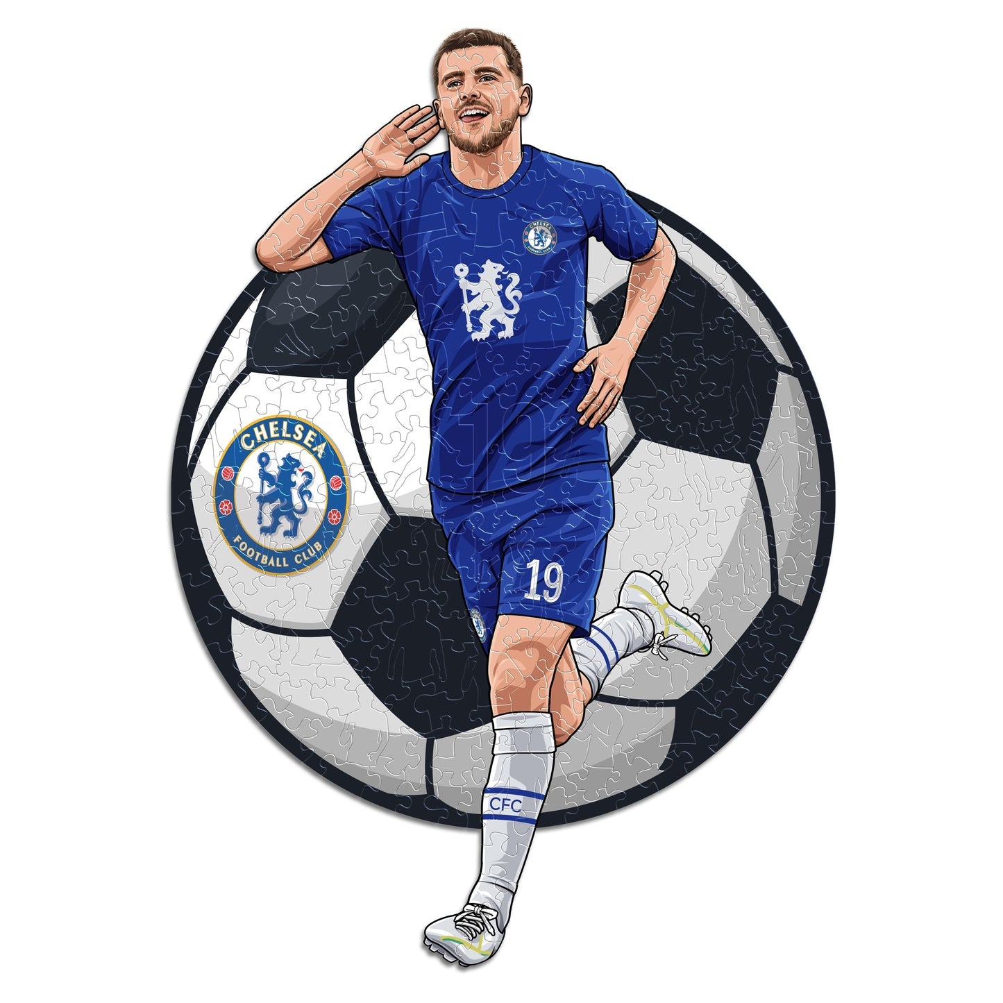Mason Mount - Official Wooden Puzzle