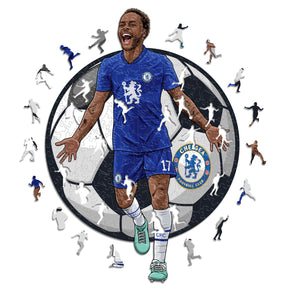 Raheem Sterling - Official Wooden Puzzle
