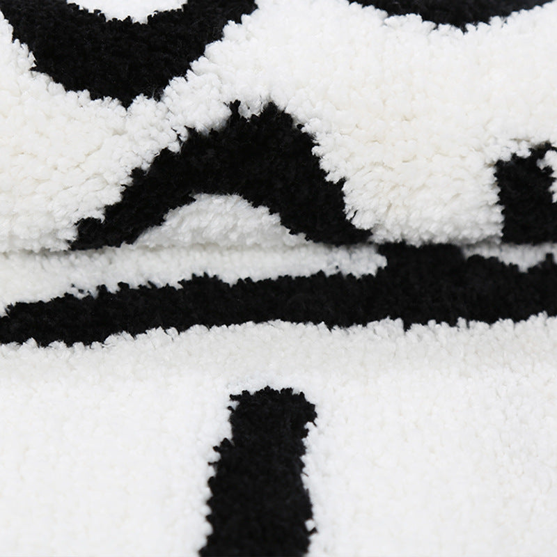 Modern Shaggy  Soft Absorbent Floor Rugs Entryway Bathroom Doormats Anti-slip Mat - Enter