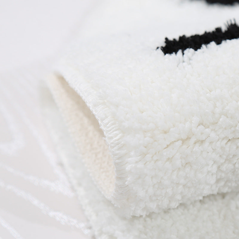 Modern Shaggy  Soft Absorbent Floor Rugs Entryway Bathroom Doormats Anti-slip Mat - Bath/Enter
