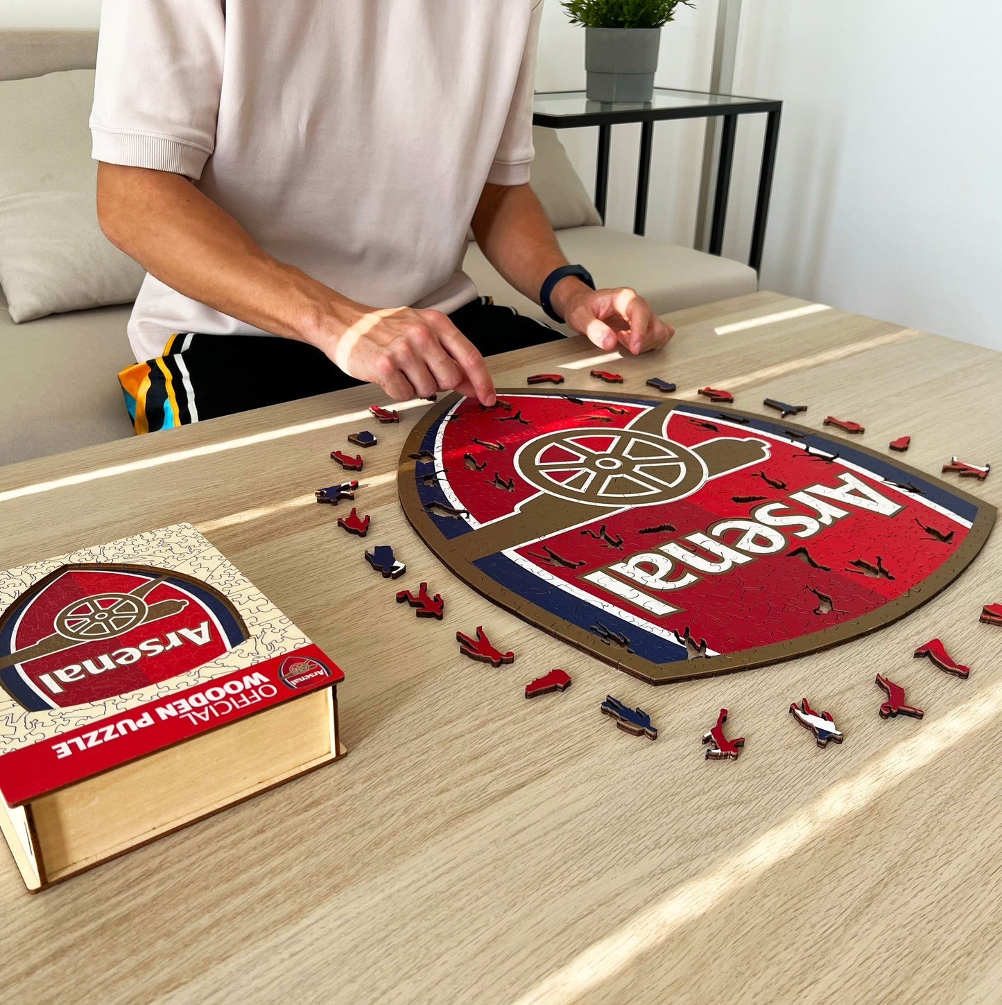 Arsenal FC® Logo - Official Wooden Puzzle
