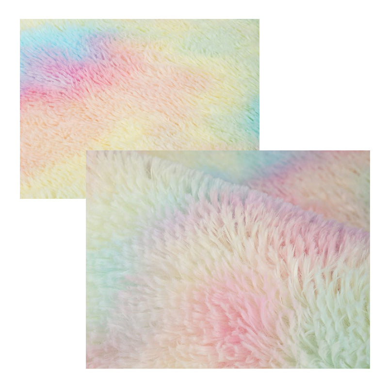 Colourful Soft Comfortable Geometric Plush Shaggy Rugs Bedroom Living Room Bedside Rug Floor Mat 08