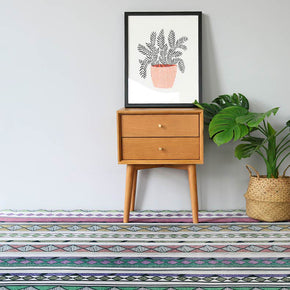 Colourful Modern Moroccan Geometric Rug Bedroom Living Room Sofa Rugs Floor Mat
