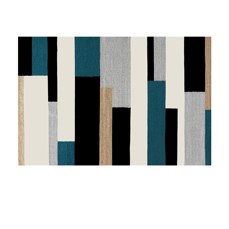 Striped Simple Modern Geometric Patterned Rug Bedroom Living Room Sofa Rugs Floor Mat