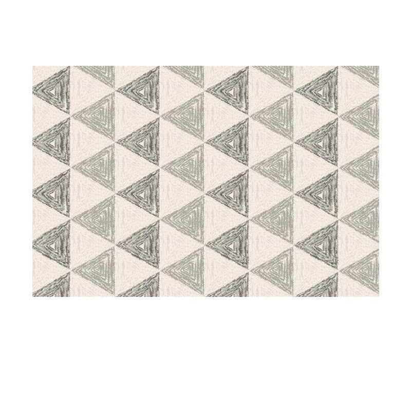 Simple Modern Geometric Triangle Patterned Rug Bedroom Living Room Sofa Rugs Floor Mat