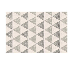 Simple Modern Geometric Triangle Patterned Rug Bedroom Living Room Sofa Rugs Floor Mat