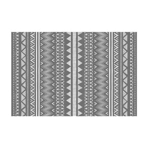 Simple Grey and White Modern Morracan Geometric Patterned Rug Bedroom Living Room Sofa Rugs Floor Mat