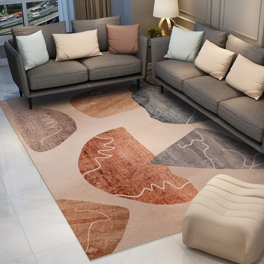 Fashion Contemporary Modern Simple Geometric Rugs for Living Room Dining Room Bedroom Hall