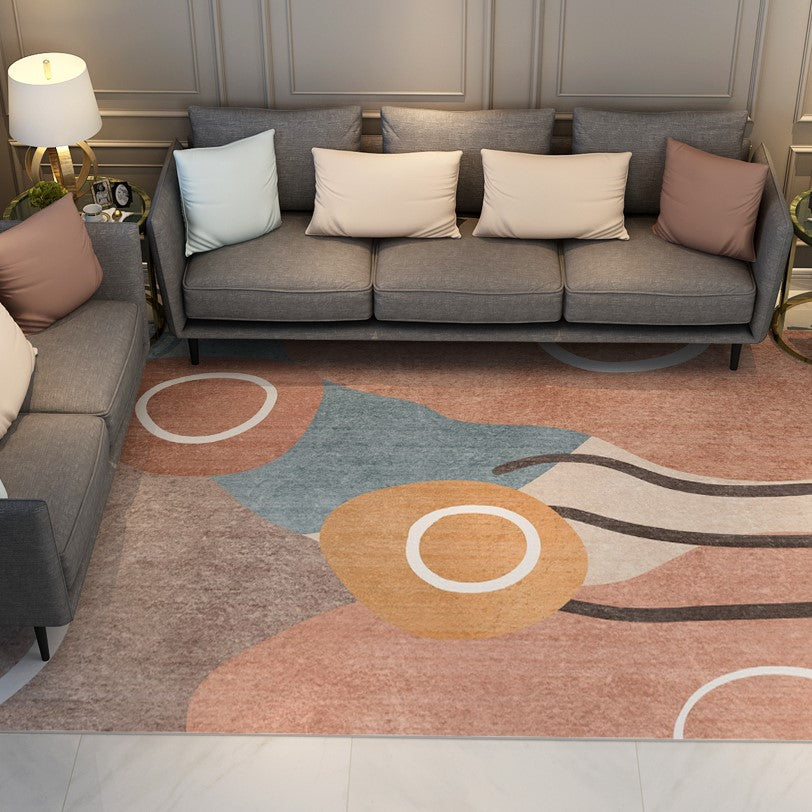 Colourful Patterned Contemporary Modern Striped Rugs for Living Room Dining Room Bedroom Hall