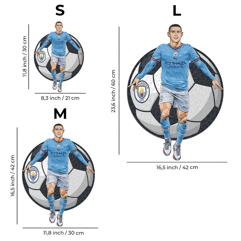 Phil Foden - Official Wooden Puzzle