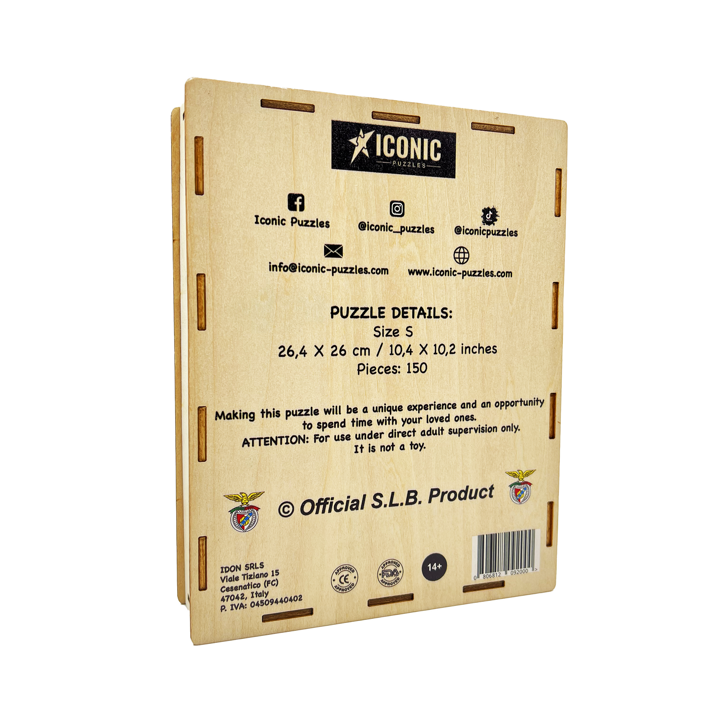 SL Benfica® Logo - Official Wooden Puzzle