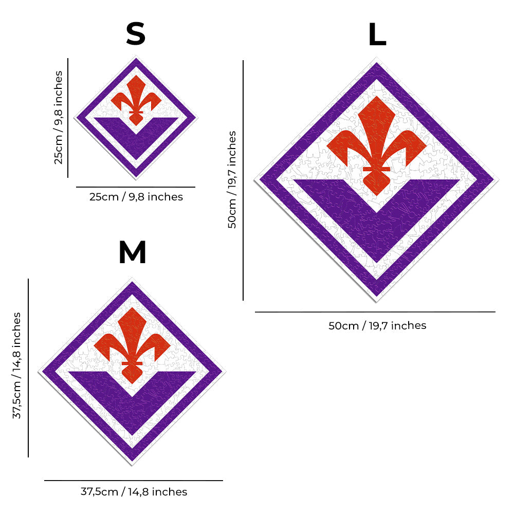 ACF Fiorentina® Logo - Official Wooden Puzzle