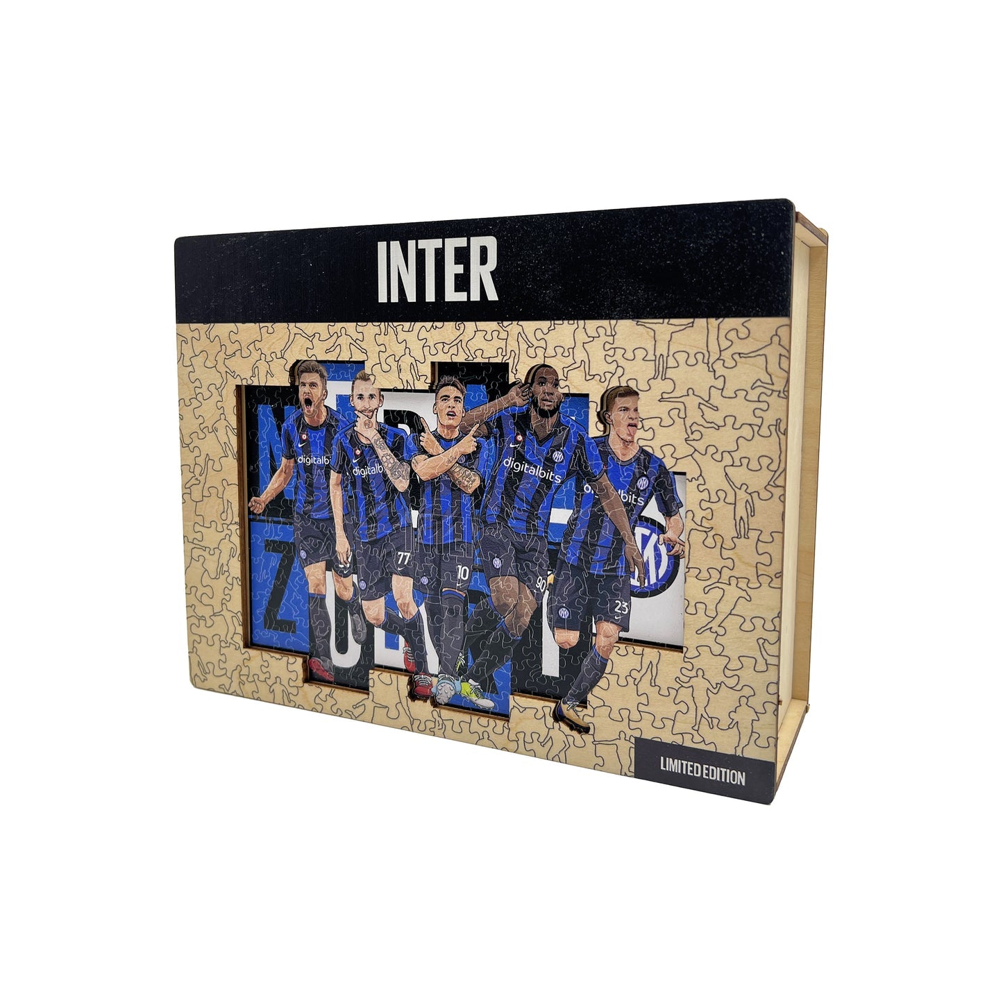 FC Inter® 5 Players - Official Wooden Puzzle (LIMITED EDITION)