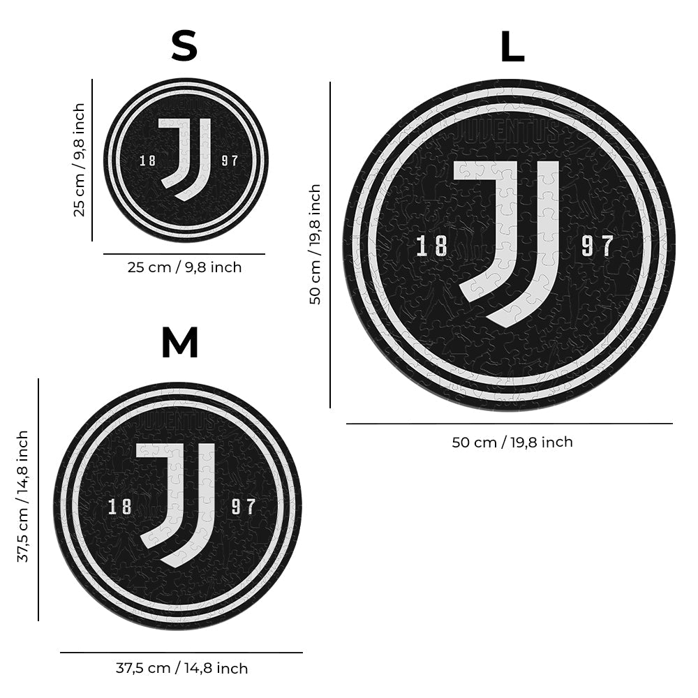 Juventus FC® Logo - Official Wooden Puzzle