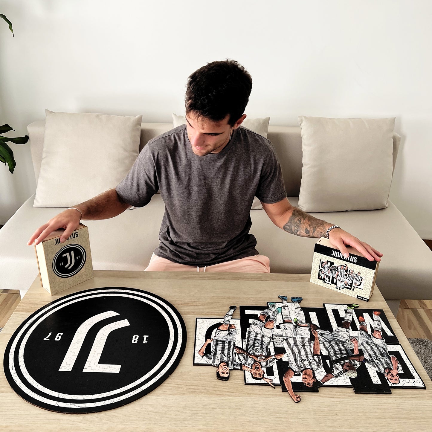 2 PACK Juventus® FC Logo + 5 Players