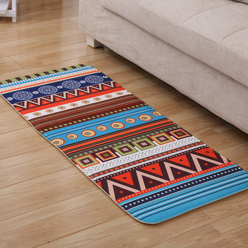 Colourful Geometric Patterned Entryway Doormat Runners Rugs Kitchen Bathroom Anti-skip Mats