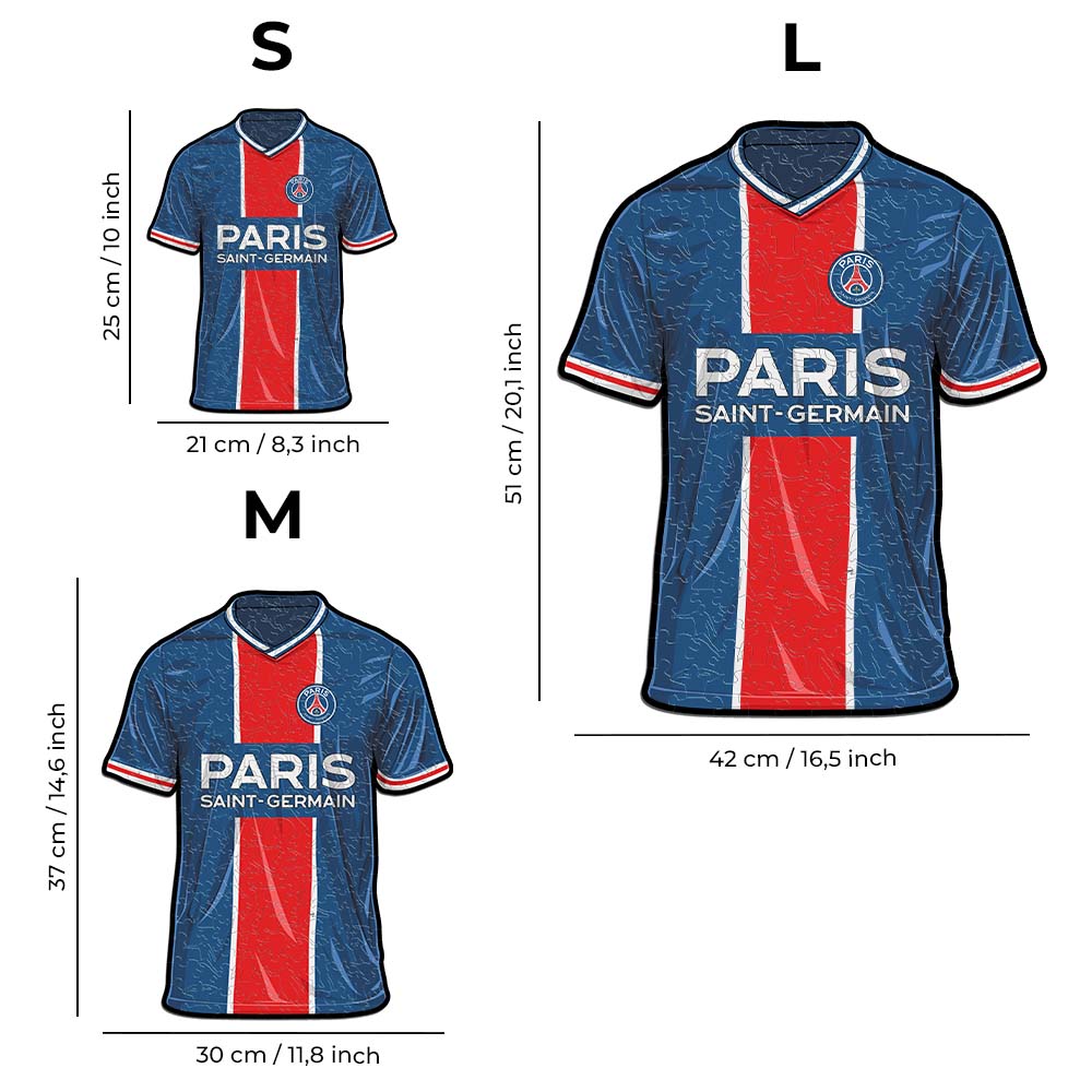 Paris Saint-Germain FC® Jersey - Official Wooden Puzzle