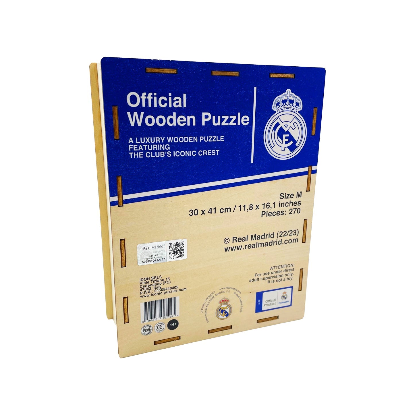 Real Madrid CF® Logo - Official Wooden Puzzle