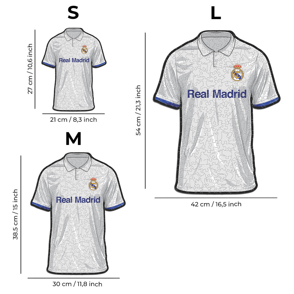 Real Madrid CF® Jersey - Official Wooden Puzzle