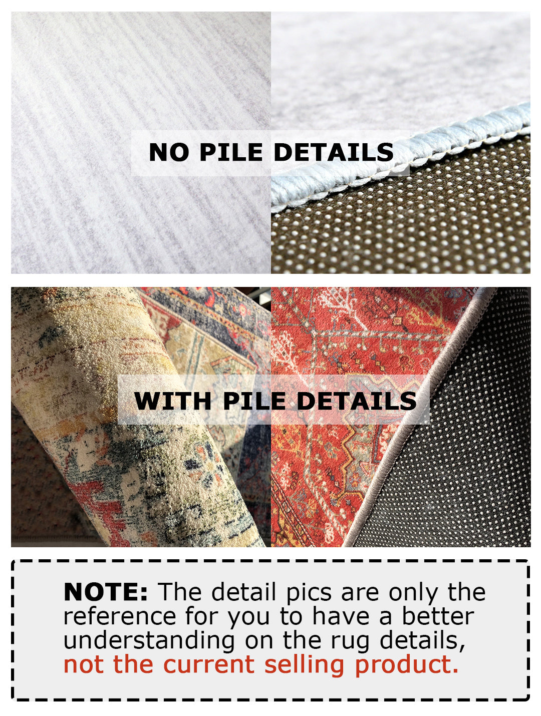 Patterned Plush Traditional Carpet for the Living Room Office Lobby