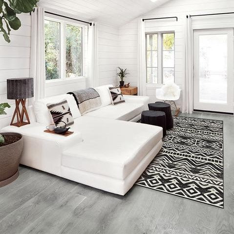 Modern Black Geometric Rugs for Living Room Bedroom Hall Office Machine Washable