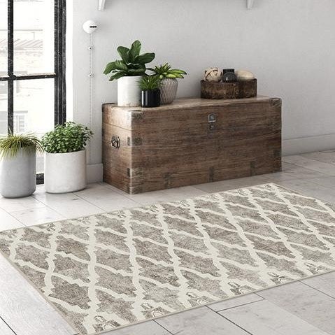 Modern Geometric Rugs Runners for Living Room Bedroom Hall Office Machine Washable