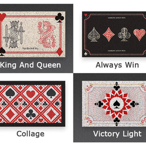 Poker Series Dust Removal Doormat Entrance Non-slip Outdoor Floormat