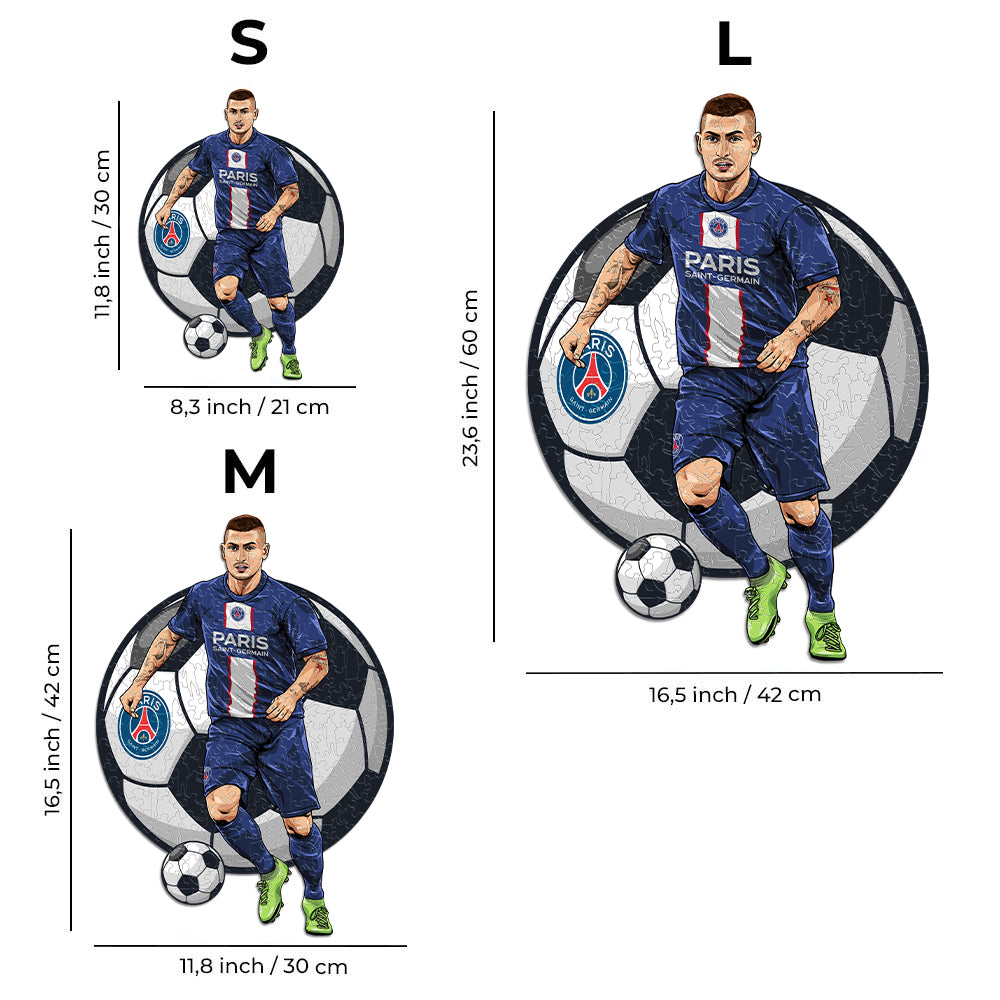 Marco Verratti - Official Wooden Puzzle