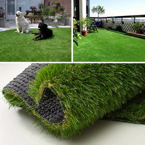 Artificial Grass Rug - Ultra-Realistic, Thick, and Soft Synthetic Turf for Indoor/Outdoor Landscape - Perfect for Patio, Garden, Backyard, and Pet-Friendly Areas