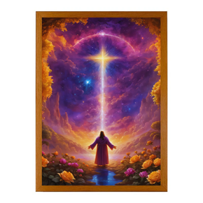 Jesus in Garden-Creative Miracle Lamp - 4D LED Painting.Perfect Gift for Every occasion