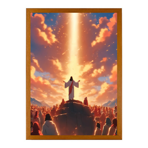 Jesus Teaching-Creative Miracle Lamp - 4D LED Painting.Perfect Gift for Every occasion