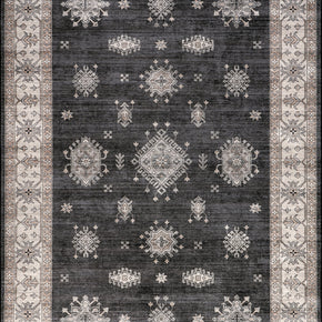 Performance Spill Proof Rug – Machine Washable, Stain Resistant Polyester Rug for Kids & Pets – Durable Power Loomed Area Rug