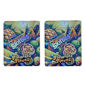 SKITTLES Mylar Bag 3.5g Cut-Out Empty Packaging - Holographic