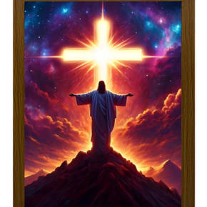 The Holy Cross-Creative Miracle Lamp - 4D LED Painting.Perfect Gift for Every occasion