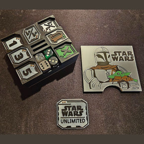 Star Wars Unlimited Token Set： Mandalorian Edition