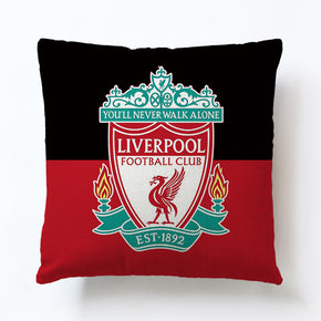 Liverpool FC® Logo - Red Black Football Pillow Case