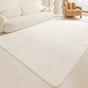 Simple Faux Cashmere Bedroom Living Room Bedside Rug Plush Carpet