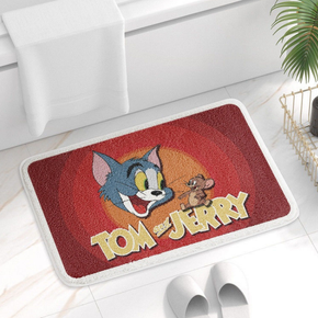 Tom&Jerry Bathroom Water-absorbent Thick Mats Bathroom Foot Mats Household Toilet Doorway Mats 03