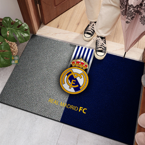 Real Madrid FC® Logo - Football RED Mats For Bedroom Children's Room Sofa Mat Easy Care Floor Mats