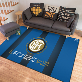 F.C. Internazionale Milano® Logo - Football RED Mats For Bedroom Children's Room Sofa Mat Easy Care Floor Mats