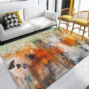 Abstract Ink Painting Watercolour Mats For Bedroom Children's Room Sofa Mat Easy Care Floor Mats