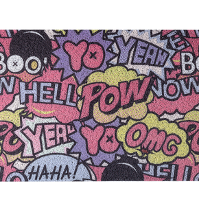 Cute Hello Pow Durable Non-slip Mats Cartoon Doormat