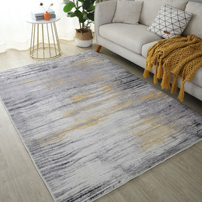 Gradient Simple Lines Rugs Faux Cashmere Carpets for Office Living Room Dining Room Bedroom Hall 01