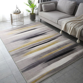 Gradient Simple Lines Rugs Faux Cashmere Carpets for Office Living Room Dining Room Bedroom Hall 05