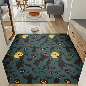 Clown Halloween Doormat Skeleton Grimace Floor Mat Bathroom Mat 15